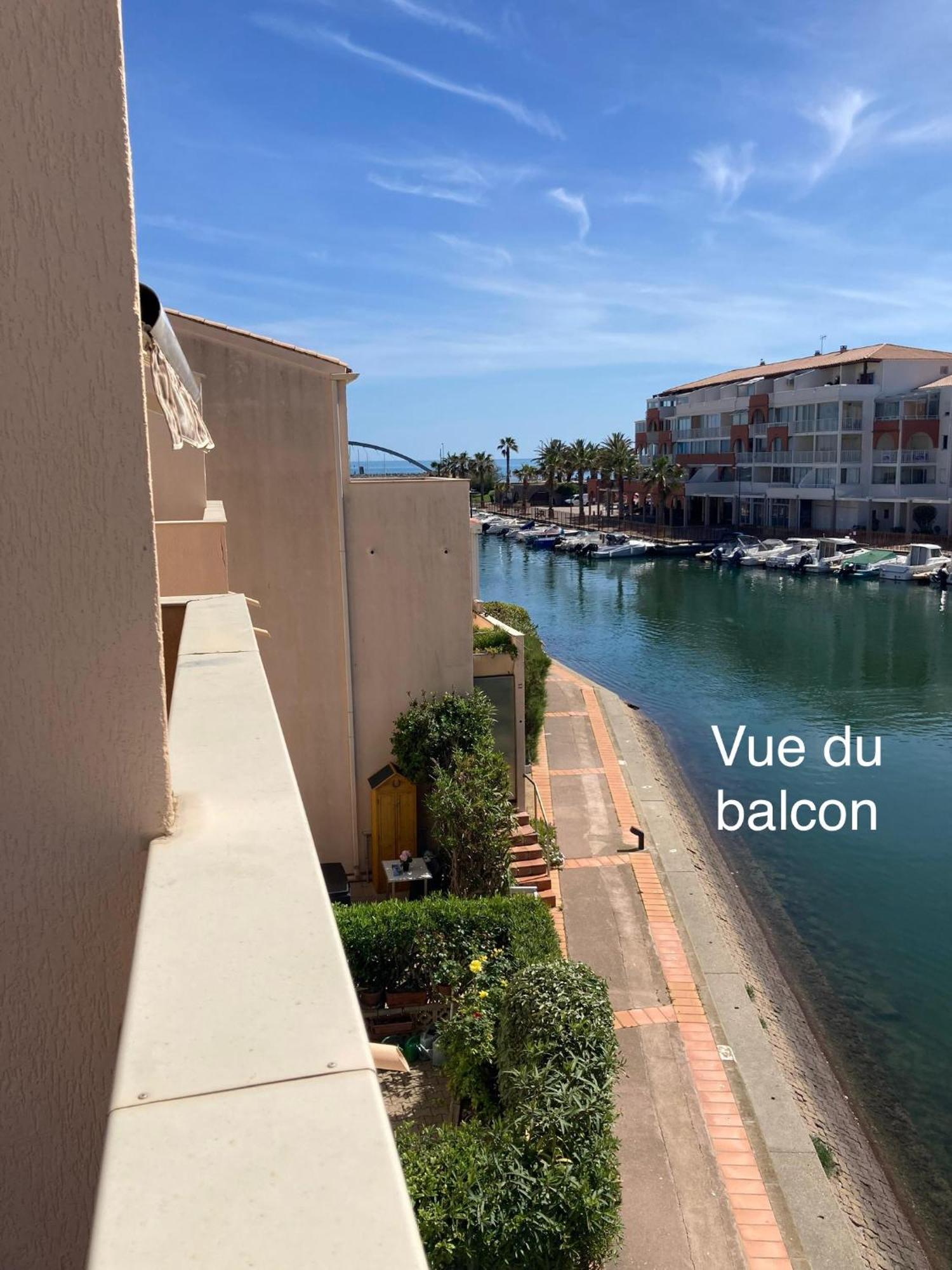 Evasion Setoise - Appartement Avec Balcon Vue Marina, Climatise, Parking - Situe A 200M De La Plage Sète Exterior foto